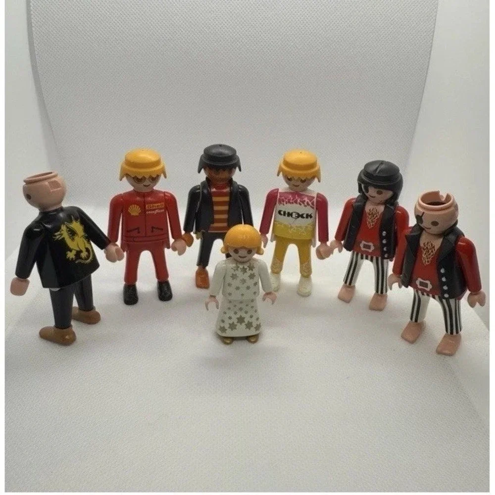 Playmobil Lot 13 Figures‎ Mixed Themes Adults Child Incomplete Parts Restoration